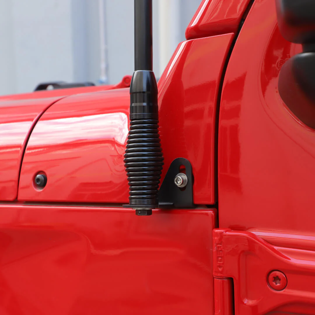 For 2014+ Jeep Wrangler JK JL Side A-pillar Corner Antenna Mounting Bracket Accessories - Image 7