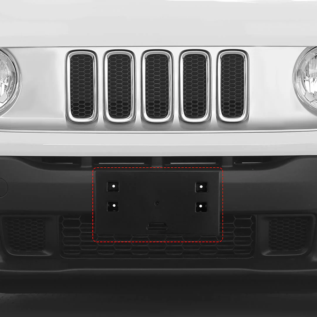 For 2015-2018 Jeep Renegade Front Bumper License Plate Mounting Bracket - Image 5