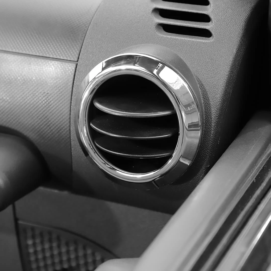 For 2015-2018 Jeep Wrangler JK A-pillar Horn Air Conditioning Vent Trim Ring Kit (6 pcs) - Image 4