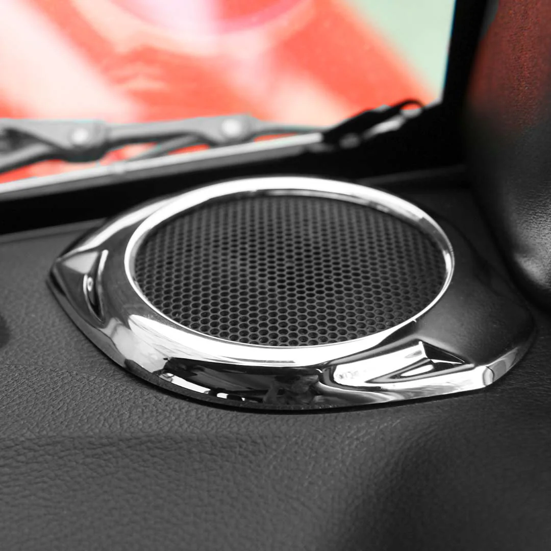 For 2015-2018 Jeep Wrangler JK A-pillar Horn Air Conditioning Vent Trim Ring Kit (6 pcs) - Image 6