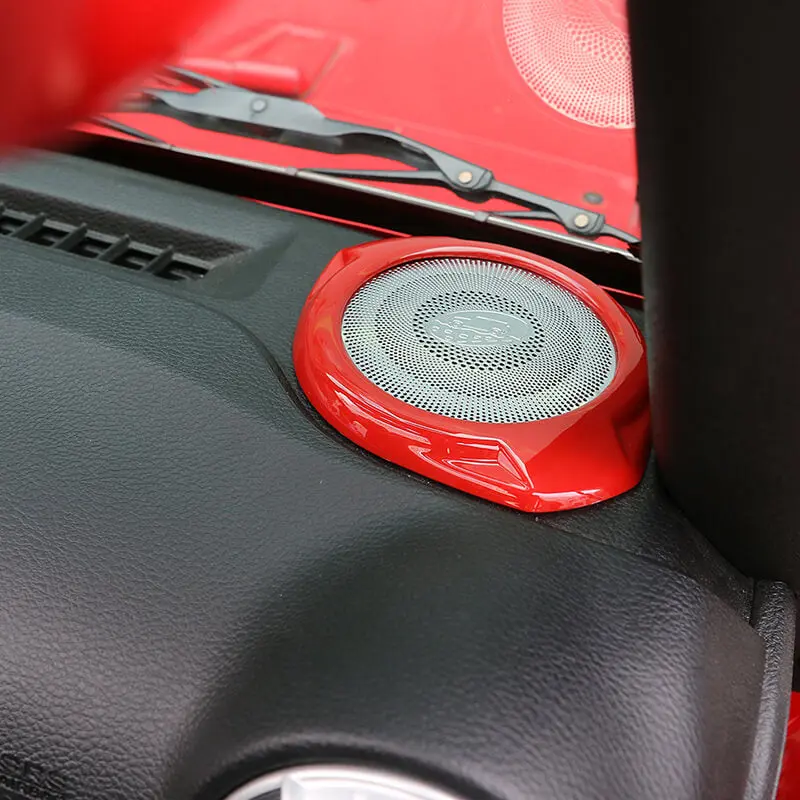 For 2015-2018 Jeep Wrangler JK A-pillar Horn/Roof Horn Trim Ring Cover (4 pcs) - Image 3
