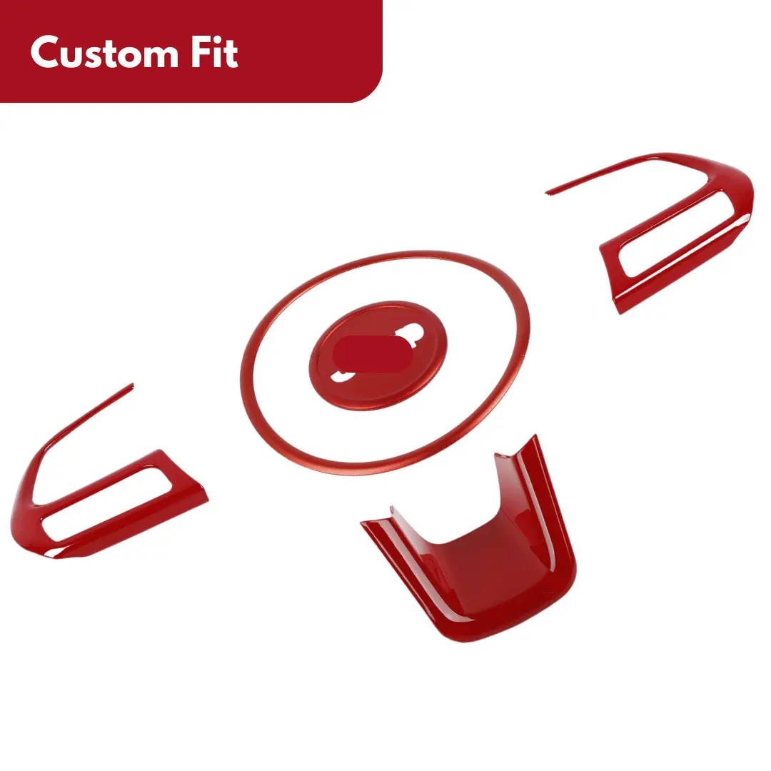 For 2015+ Jeep Renegade 5x Steering Wheel Frame Trim Decor Cover - Image 5