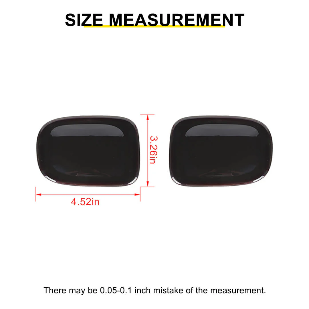 For 2015+ Jeep Renegade Exterior Rear Fog Light Lamp Guard Cover Trim (2 pcs) - Image 8