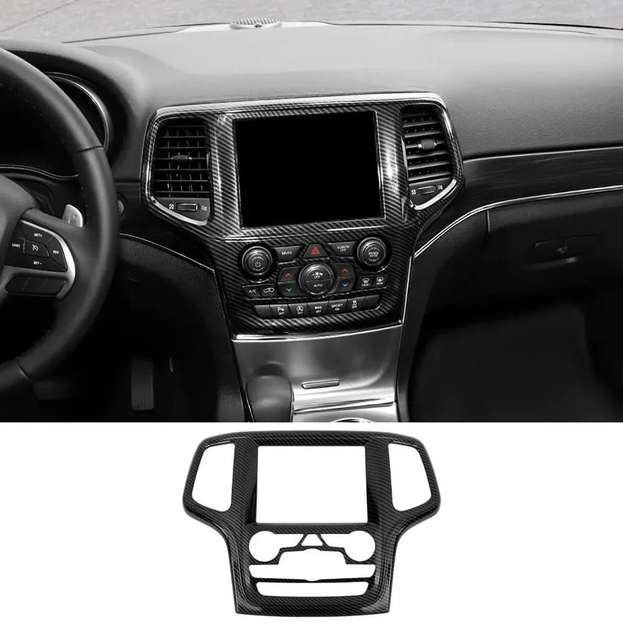 For 2016-2018 Jeep Grand Cherokee WK2 Interior Center Console Full Trim Cover Kit (24 pcs) - Image 6