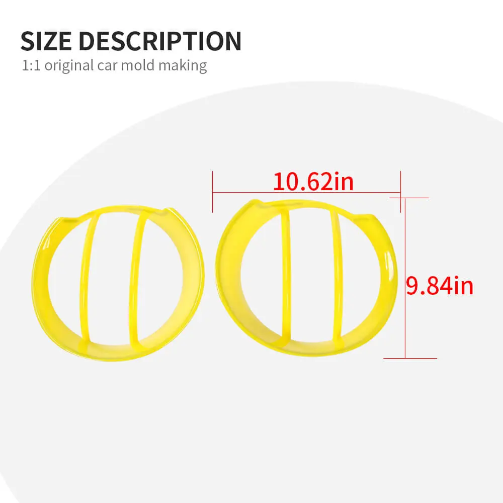 For 2016-2018 Jeep Renegade Front Lamp Hoods Front Head Light Cover Trim - Image 7