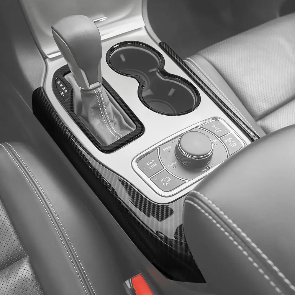 For 2016-2021 Jeep Grand Cherokee WK2 Gear Shift Cup Holder Panel Trim Cover - Image 3