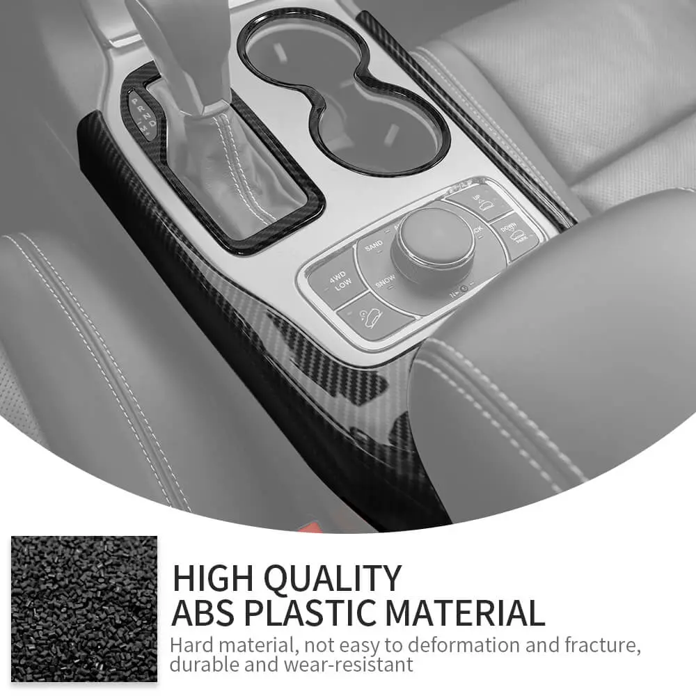 For 2016-2021 Jeep Grand Cherokee WK2 Gear Shift Cup Holder Panel Trim Cover - Image 8