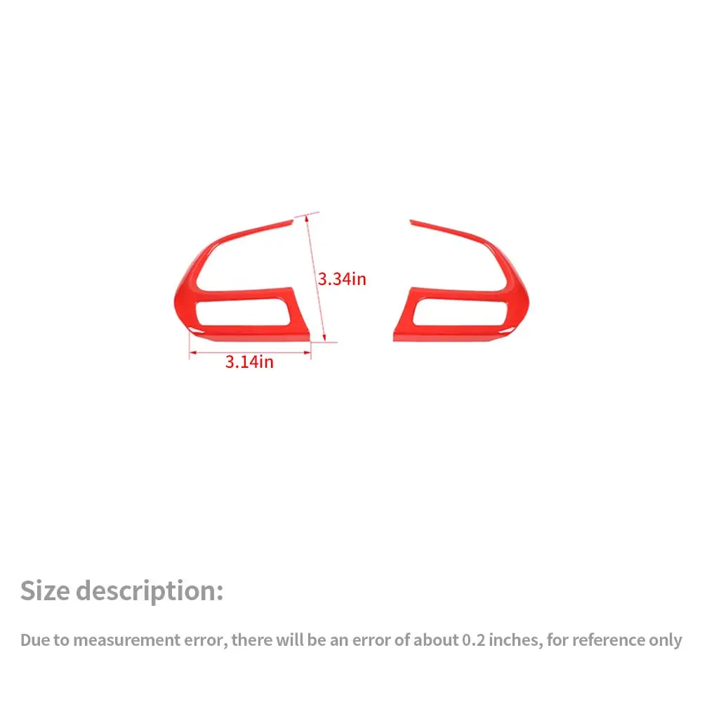 For Jeep 2015+ Renegade/ 2017-2020 Compass Steering Wheel Button Cover Trim Accessories - Image 8