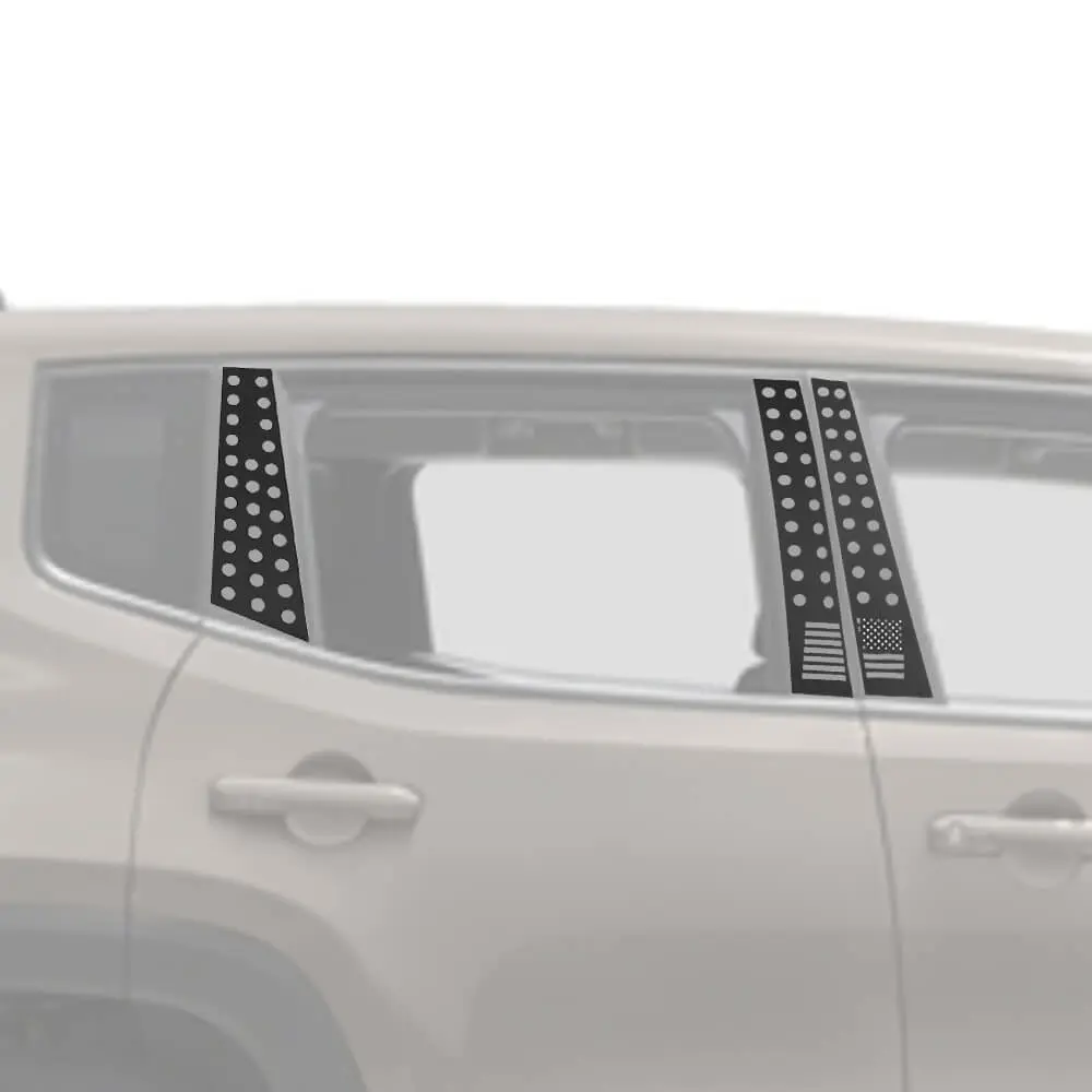 For 2015+ Jeep Renegade 6PCS Car Window B-Pillar Post Panel Trim Decor Cover - Image 4