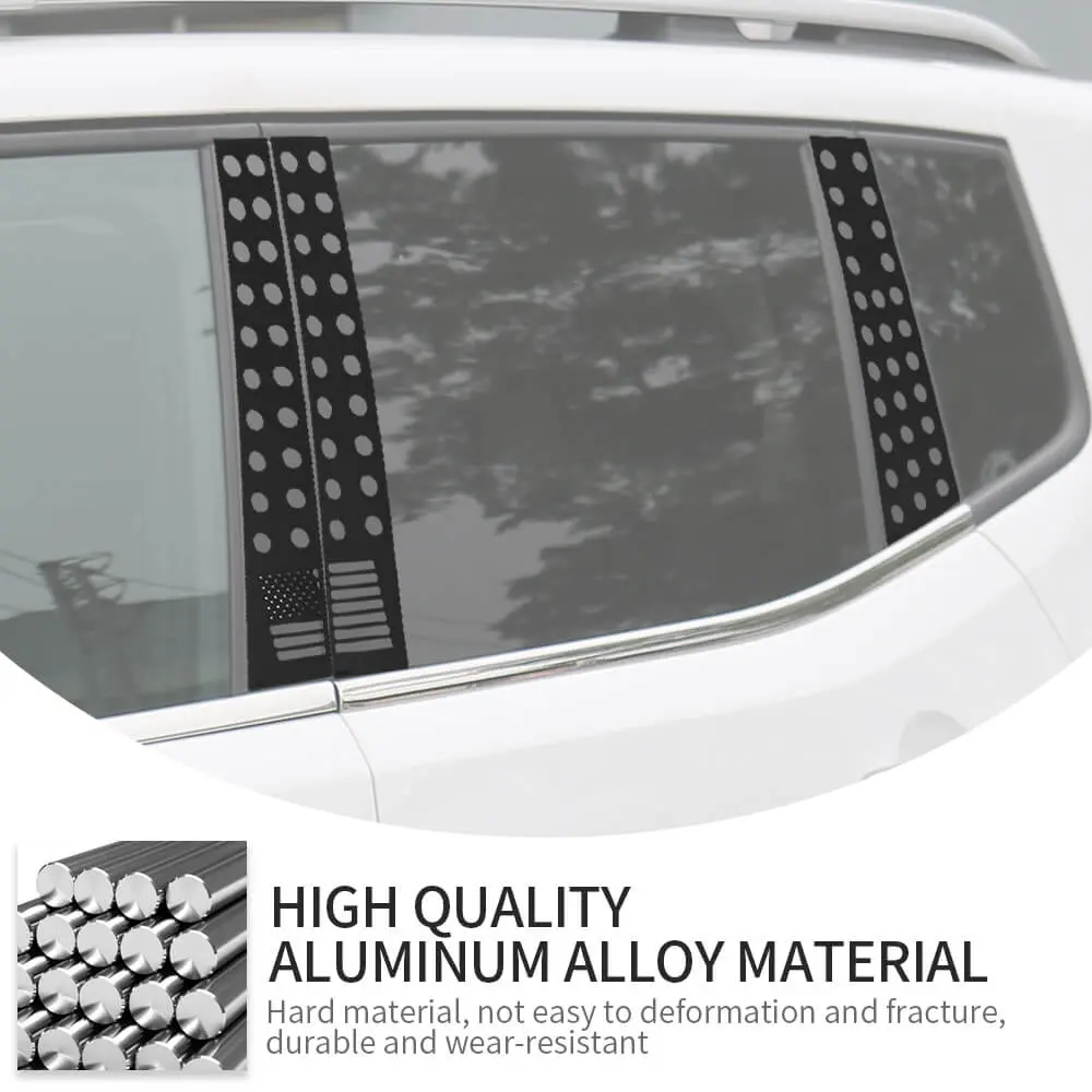 For 2015+ Jeep Renegade 6PCS Car Window B-Pillar Post Panel Trim Decor Cover - Image 8