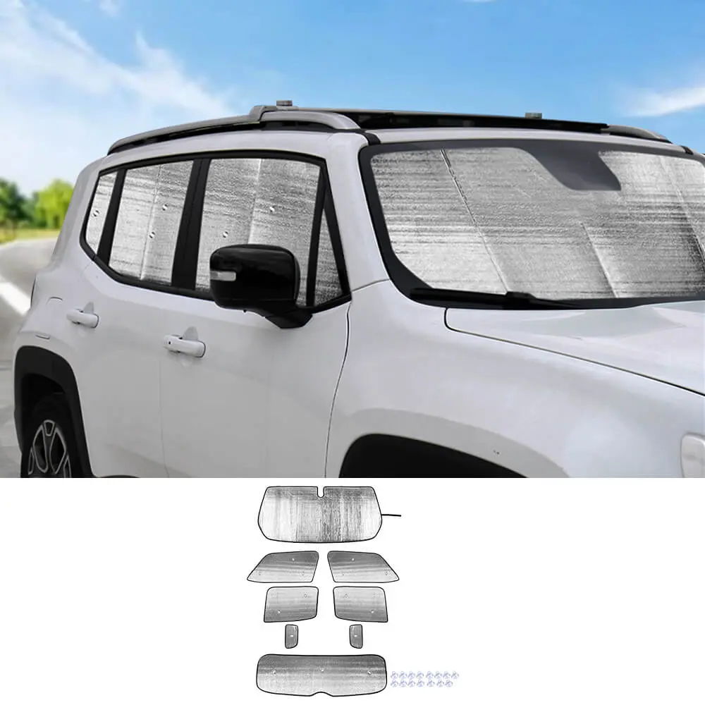 For 2016+ Jeep Renegade Car Windshield Sunshade Anti UV Ray Sun Visor Protector Cover