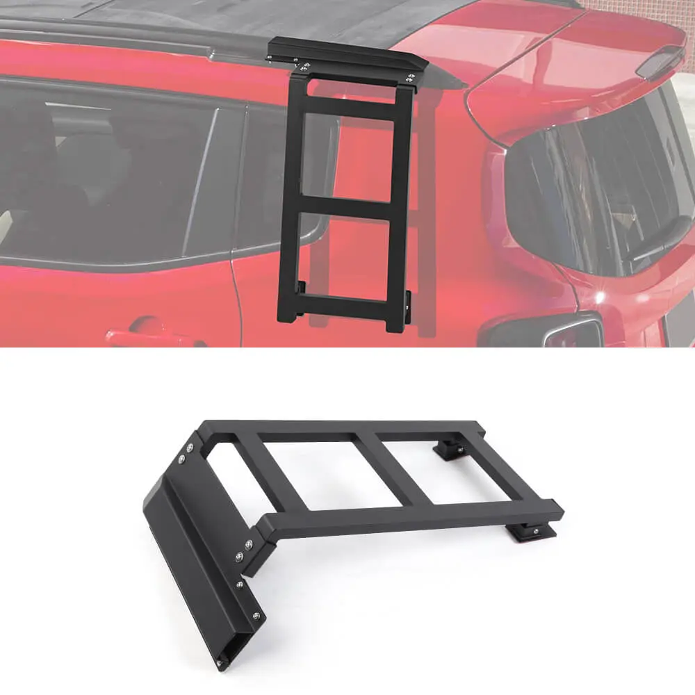For 2016+ Jeep Renegade Rear Car Window Ladder Roof Climbing Rack Ladder - Image 10