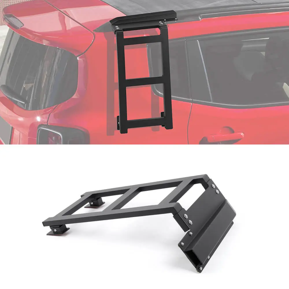 For 2016+ Jeep Renegade Rear Car Window Ladder Roof Climbing Rack Ladder - Image 12