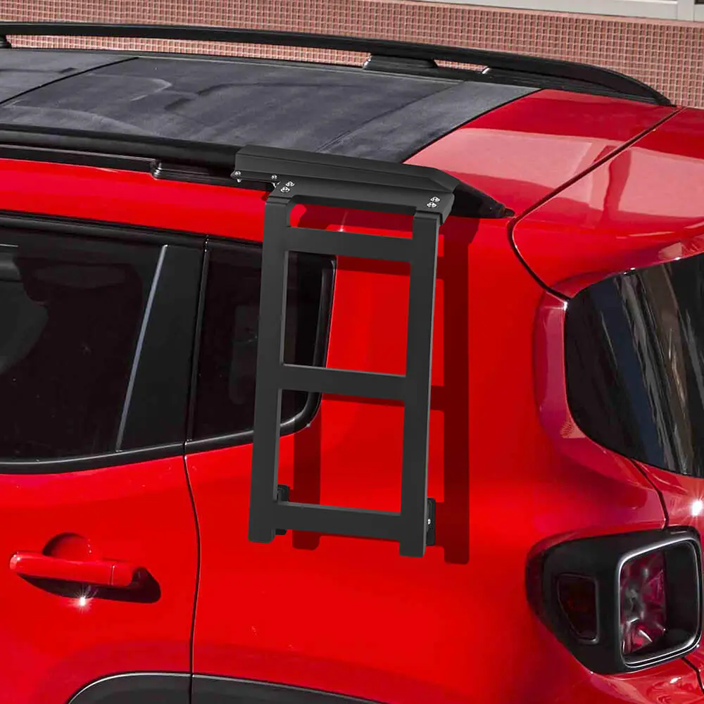 For 2016+ Jeep Renegade Rear Car Window Ladder Roof Climbing Rack Ladder - Image 4