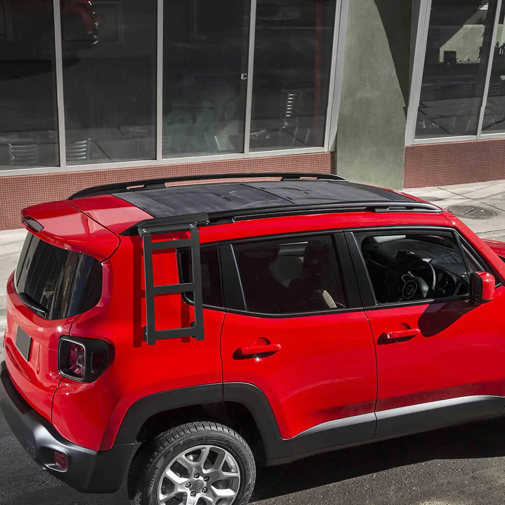 For 2016+ Jeep Renegade Rear Car Window Ladder Roof Climbing Rack Ladder - Image 5