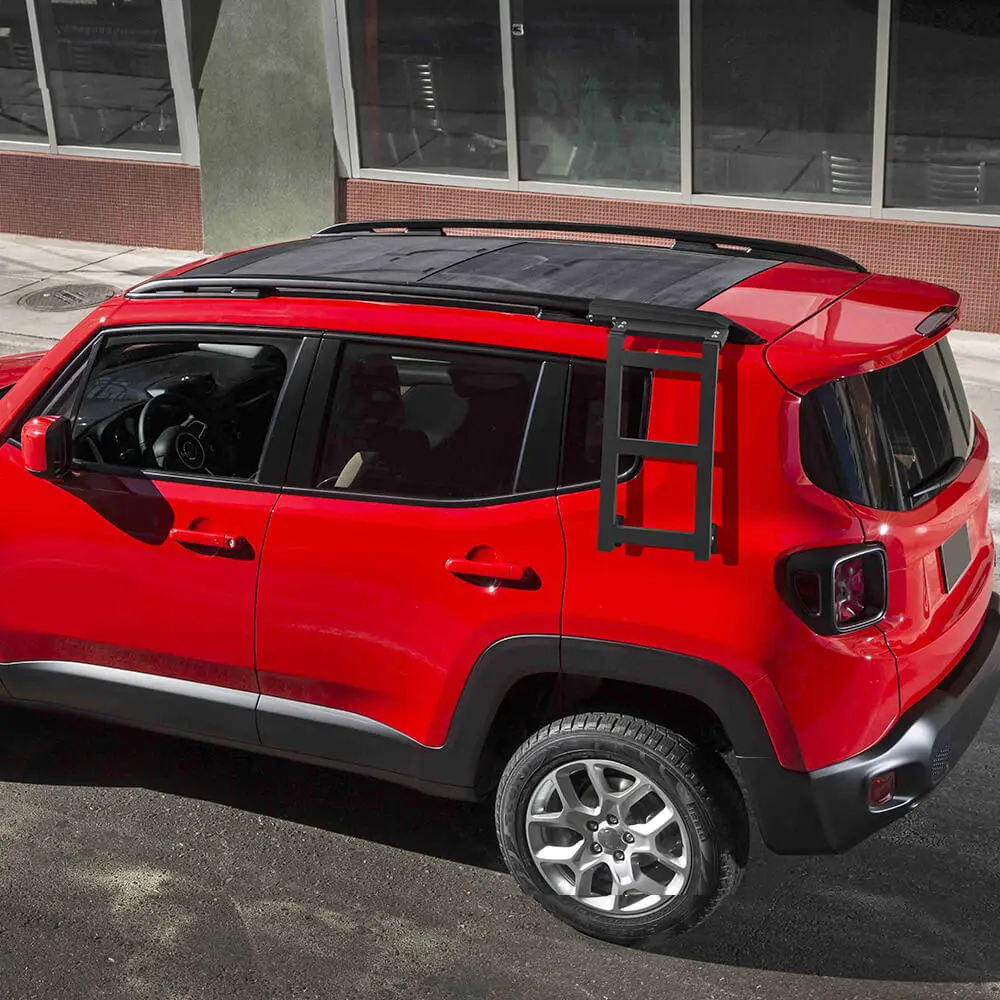 For 2016+ Jeep Renegade Rear Car Window Ladder Roof Climbing Rack Ladder - Image 6