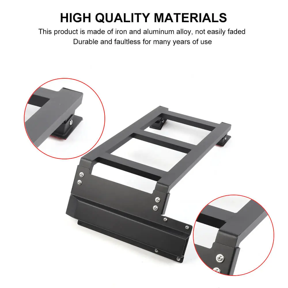 For 2016+ Jeep Renegade Rear Car Window Ladder Roof Climbing Rack Ladder - Image 7