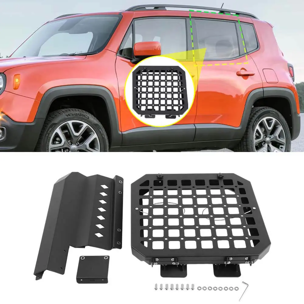 For 2016+ Jeep Renegade Rear Right Window Glass Armor Cover Shield - Image 10