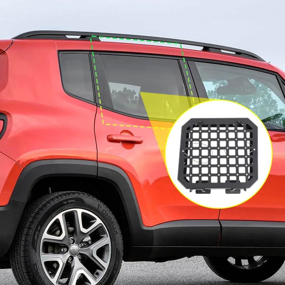 For 2016+ Jeep Renegade Rear Right Window Glass Armor Cover Shield - Image 2