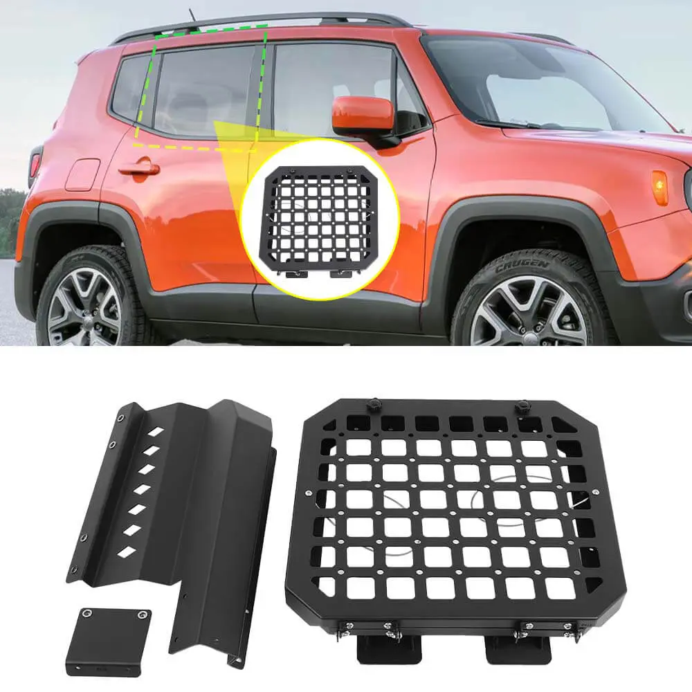 For 2016+ Jeep Renegade Rear Right Window Glass Armor Cover Shield - Image 9