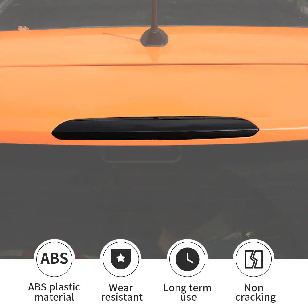 For 2016+ Jeep Renegade Smoked Black High Brake Lamp Light Cover Trim - Image 8