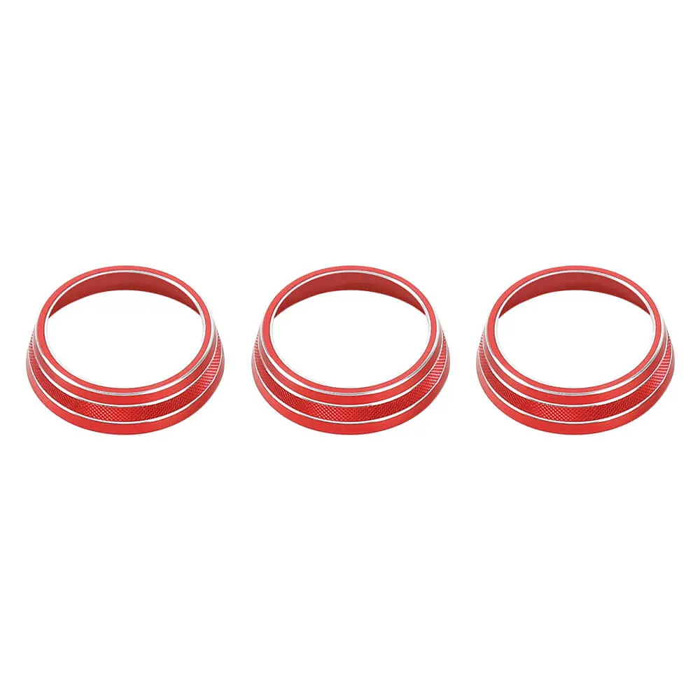 For 2017-2020 Jeep Compass Air Condition Knob Cover Ring Trim - Image 9