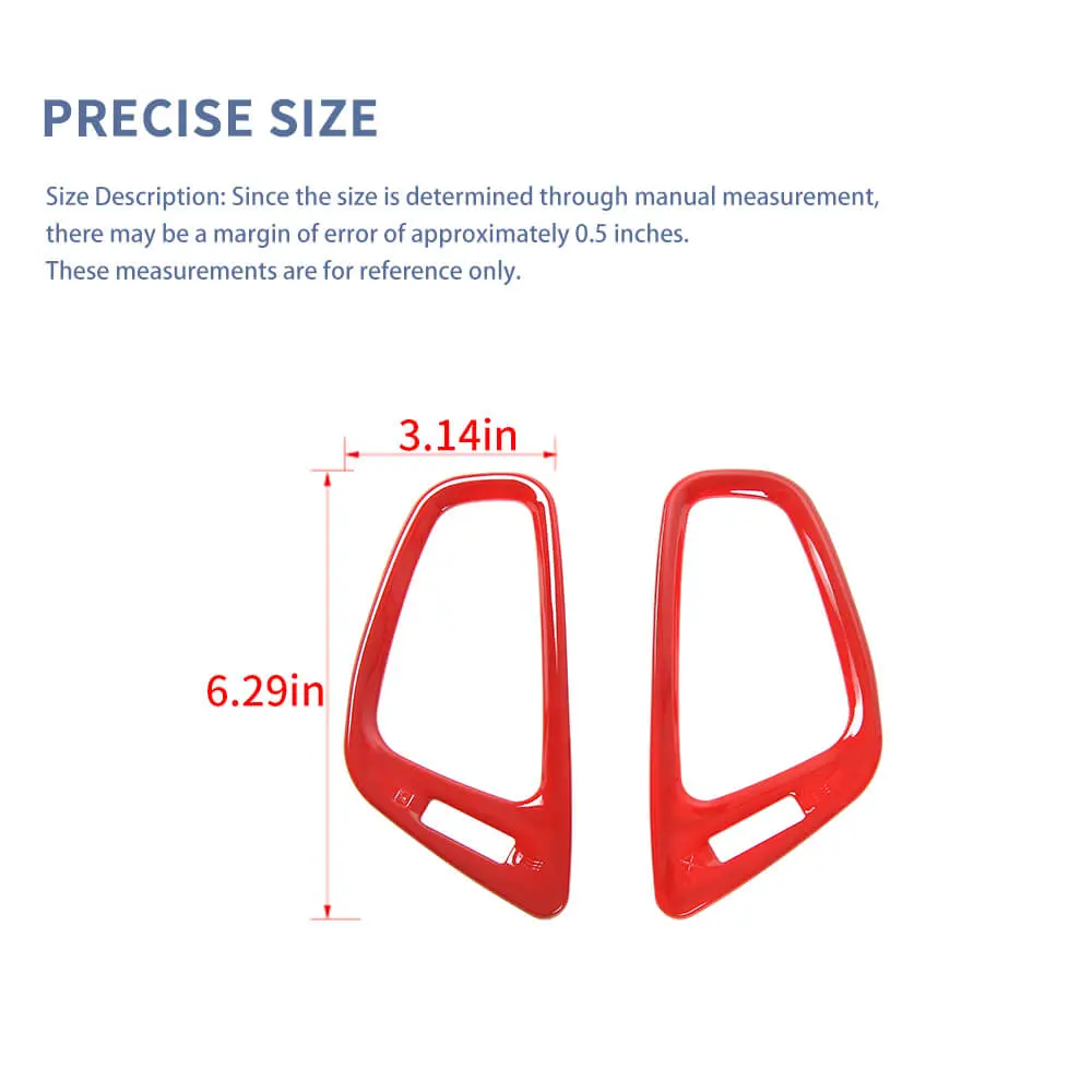 For 2017-2020 Jeep Compass Middle Console Air Outlet Vent Trim – Interior AC Cover - Image 8
