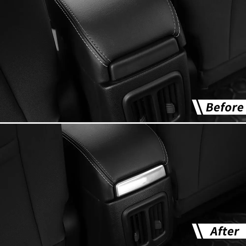 For 2017–2020 Jeep Compass Center Console Armrest Box Accent Trim - Image 2