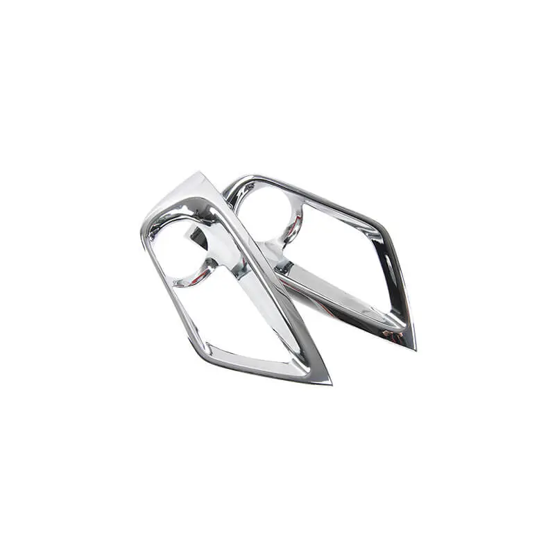 For 2017-2020 Jeep Compass Chrome Front Fog Light Lamp Cover Trim (2 pcs) - Image 9