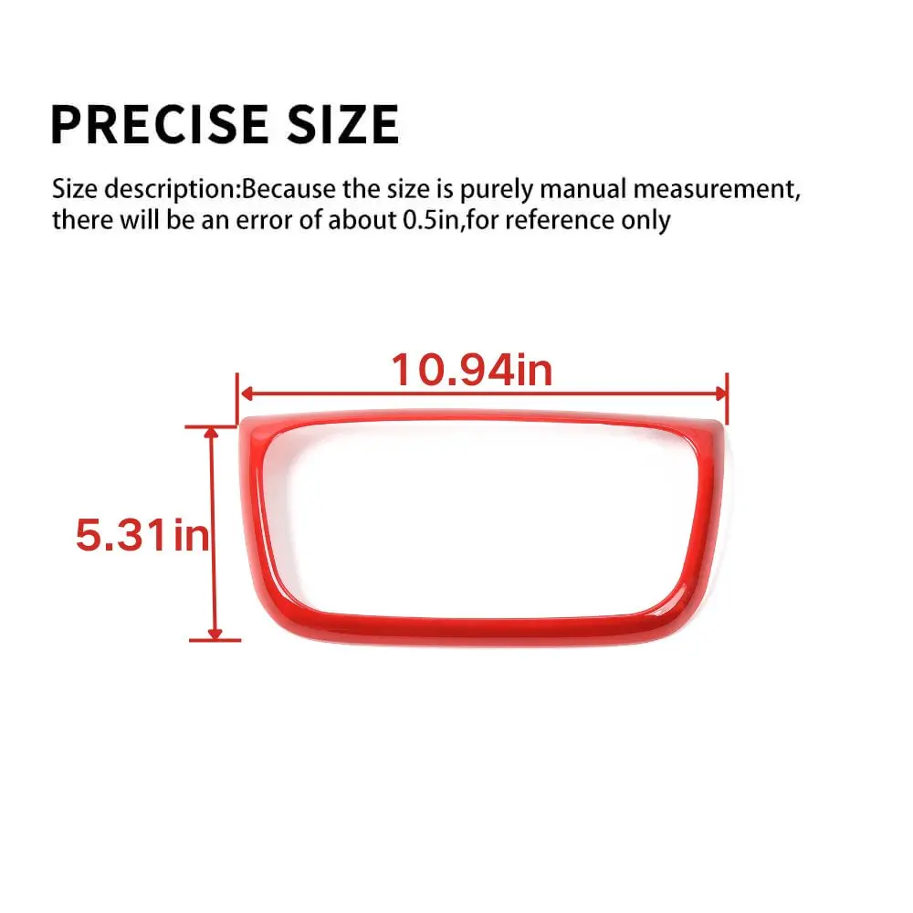 For 2017–2020 Jeep Compass Console A/C Switch Panel Frame Cover Trim – Climate Control Button Bezel - Image 10