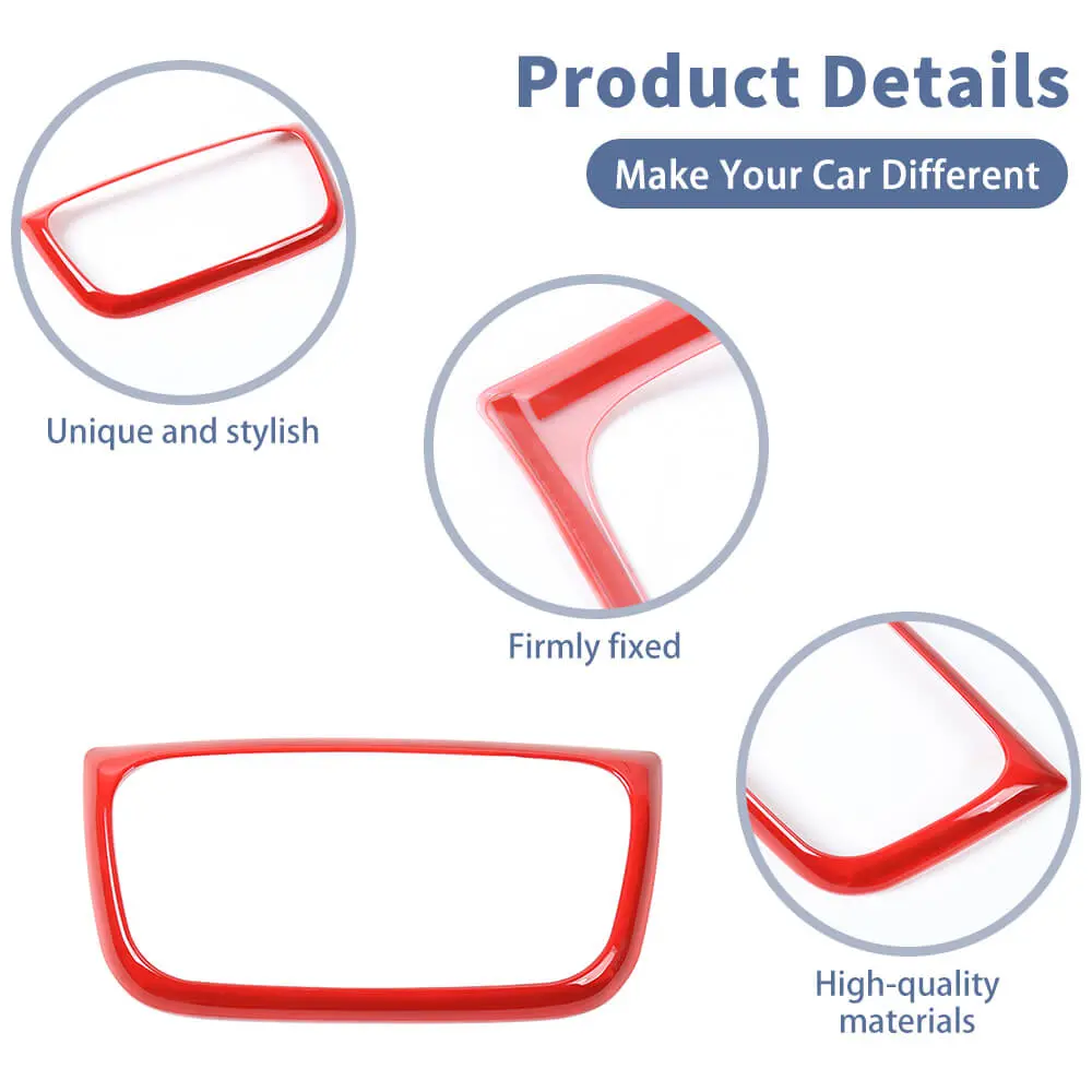 For 2017–2020 Jeep Compass Console A/C Switch Panel Frame Cover Trim – Climate Control Button Bezel - Image 8