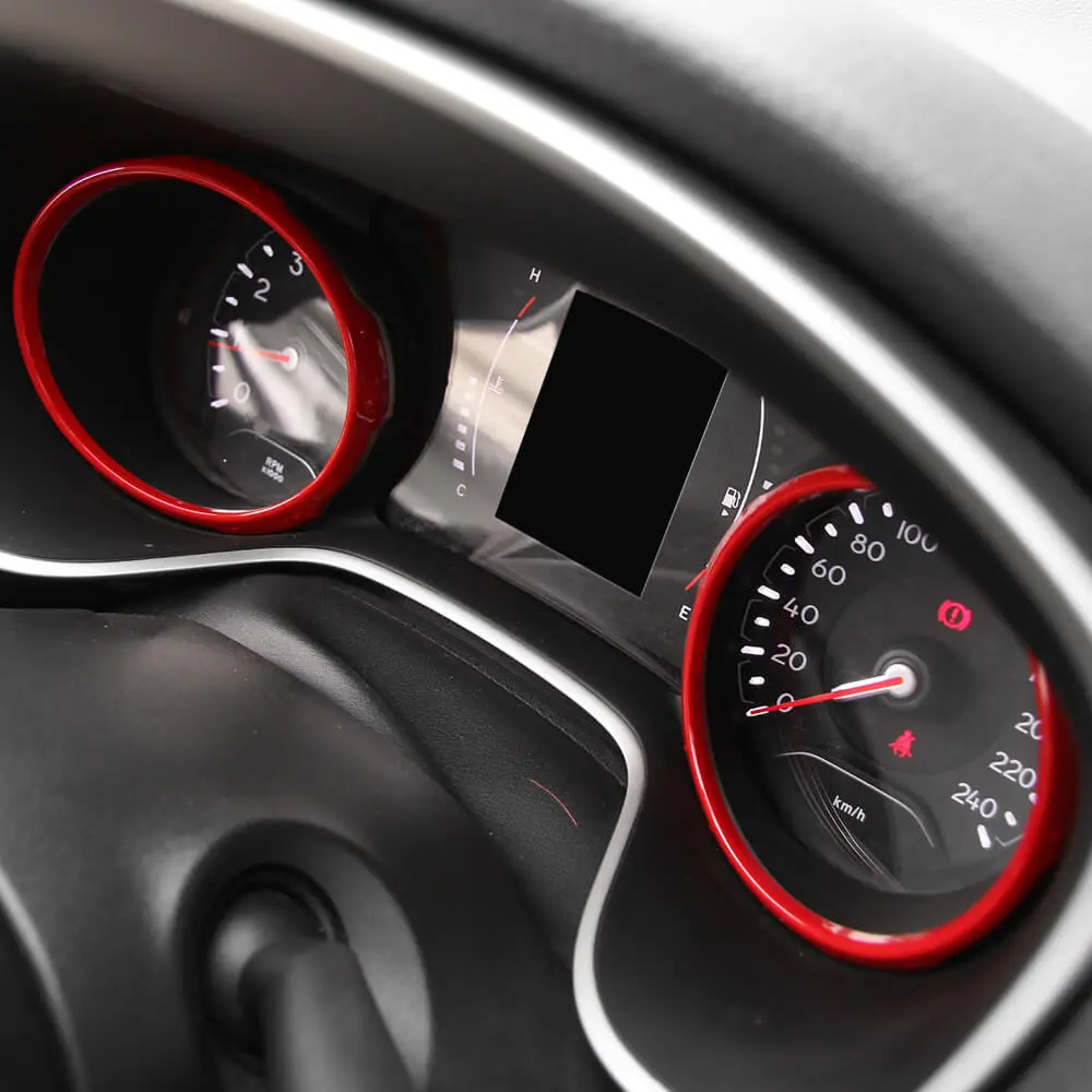 For 2017-2020 Jeep Compass Dashboard Instrument Cover Ring Trim – Interior Gauge Cluster Decoration - Image 5