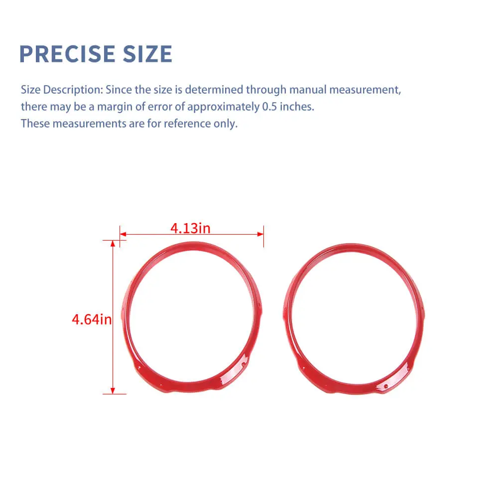 For 2017-2020 Jeep Compass Dashboard Instrument Cover Ring Trim – Interior Gauge Cluster Decoration - Image 7