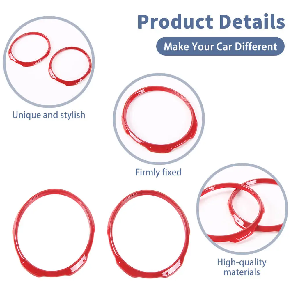 For 2017-2020 Jeep Compass Dashboard Instrument Cover Ring Trim – Interior Gauge Cluster Decoration - Image 8