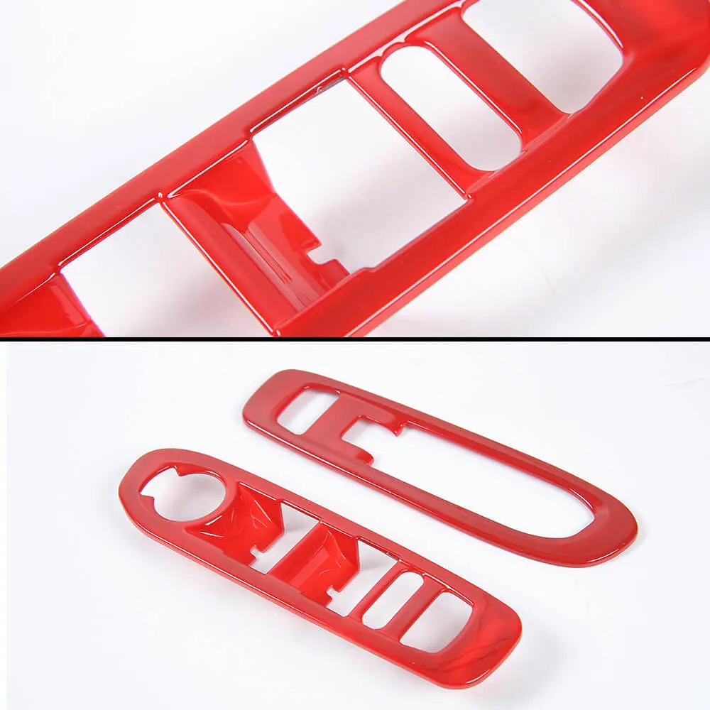 For 2017-2020 Jeep Compass Door Window Lift Switch Cover Panel Trim - Image 11