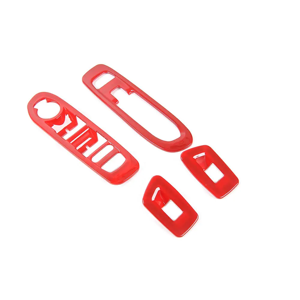 For 2017-2020 Jeep Compass Door Window Lift Switch Cover Panel Trim - Image 12