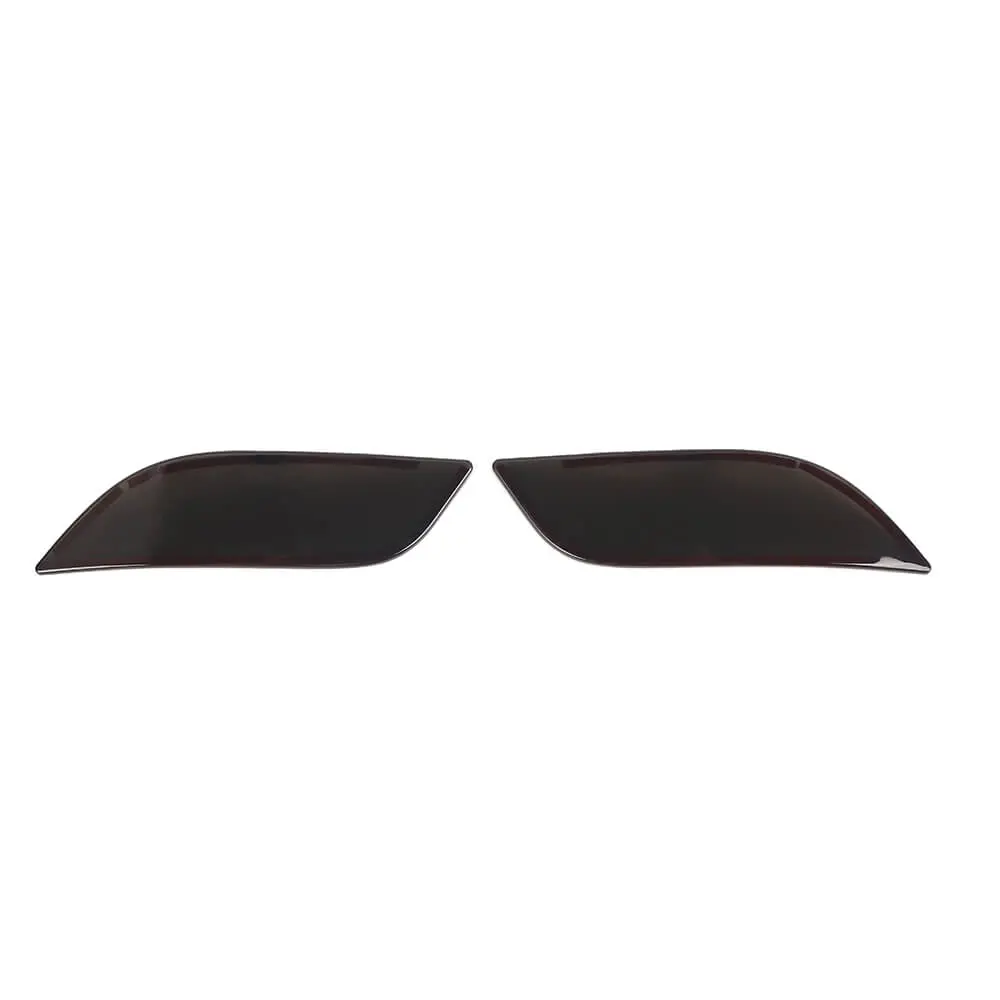 For 2017-2020 Jeep Compass Exterior Rear Fog Light Lamp Trim Cover Smoked Black - Image 11
