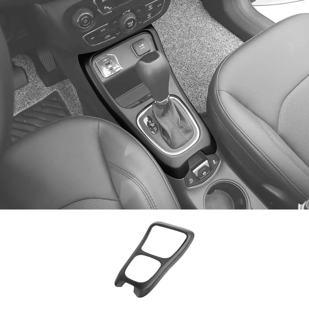 For 2017–2020 Jeep Compass Gear Shift Panel Frame Trim Cover – Interior Console Decor - Image 11