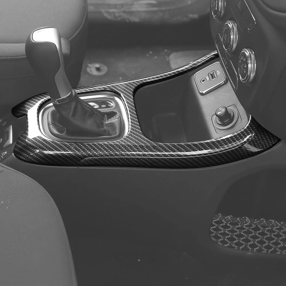 For 2017–2020 Jeep Compass Gear Shift Panel Frame Trim Cover – Interior Console Decor - Image 2