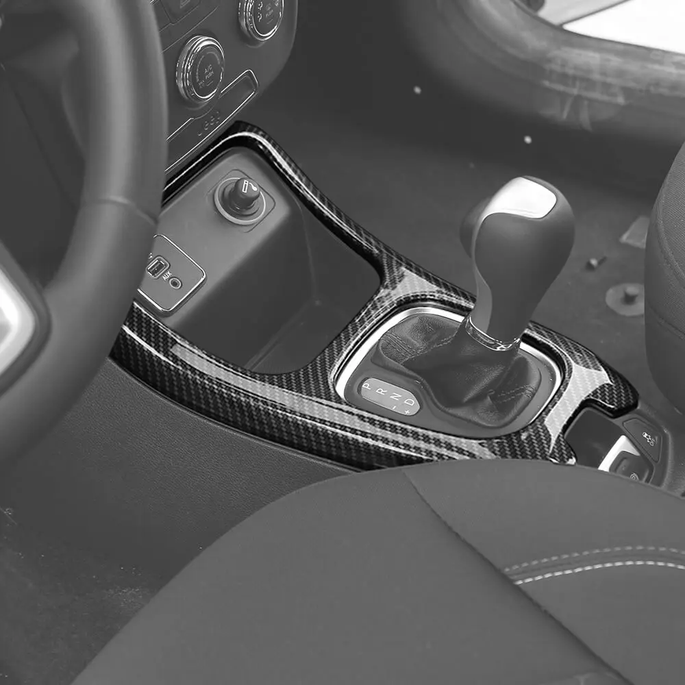 For 2017–2020 Jeep Compass Gear Shift Panel Frame Trim Cover – Interior Console Decor - Image 3