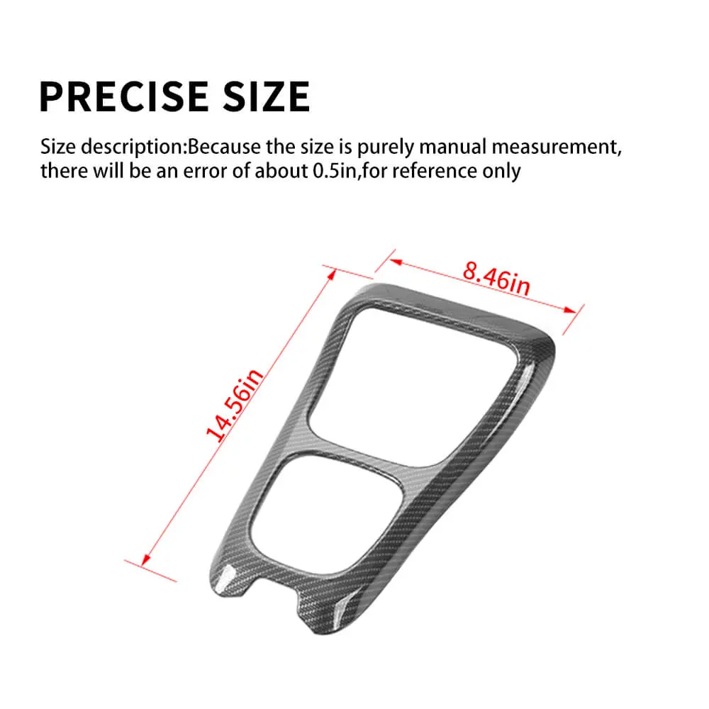 For 2017–2020 Jeep Compass Gear Shift Panel Frame Trim Cover – Interior Console Decor - Image 9