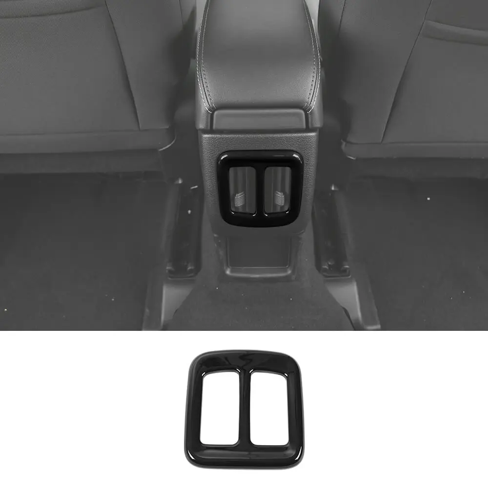 For 2017–2020 Jeep Compass Rear Seat Air Outlet Vent Frame Trim – Rear Center Console AC Vent Cover - Image 11