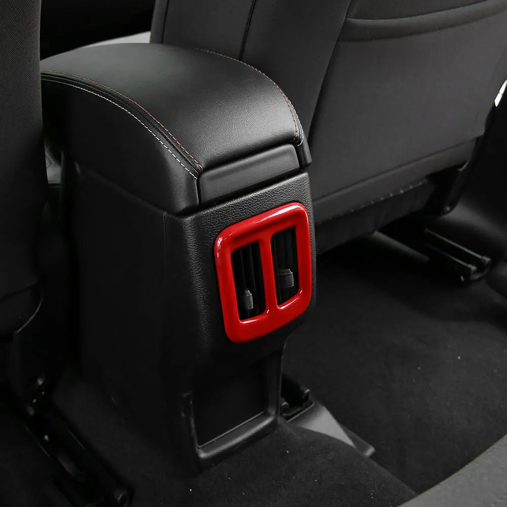 For 2017–2020 Jeep Compass Rear Seat Air Outlet Vent Frame Trim – Rear Center Console AC Vent Cover - Image 4