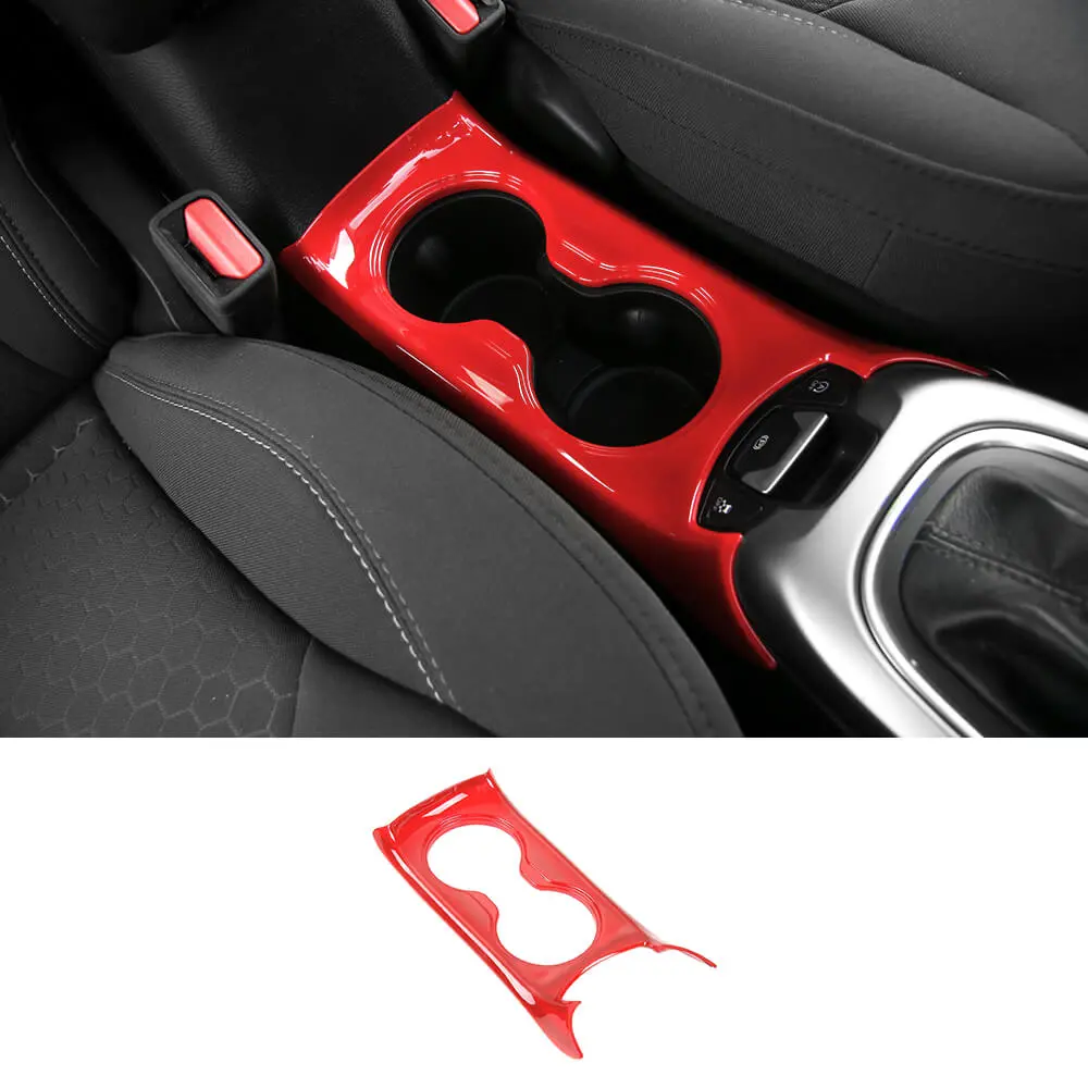 For 2017-2020 Jeep Compass Water Cup Holder Panel Cover Trim Frame