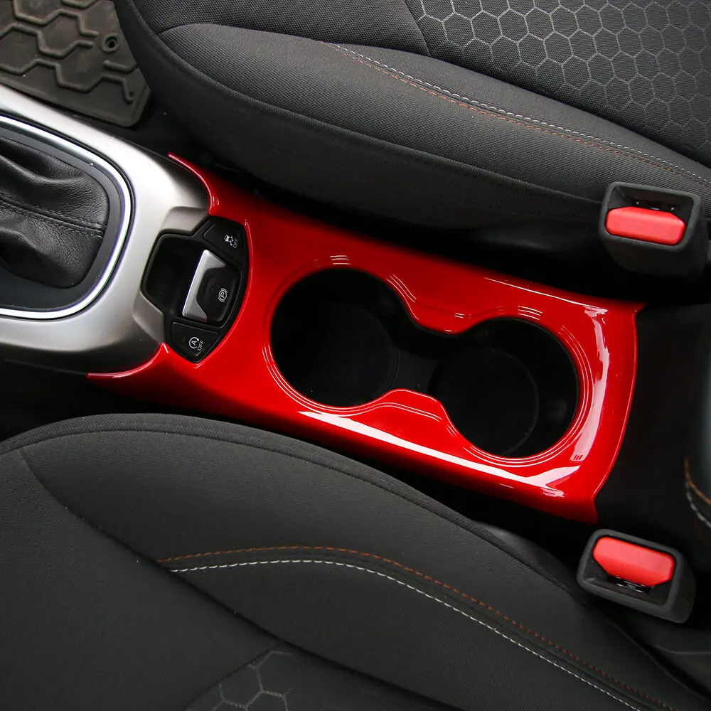 For 2017-2020 Jeep Compass Water Cup Holder Panel Cover Trim Frame - Image 4