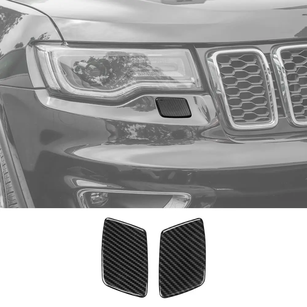For 2017-2020 Jeep Grand Cherokee WK2 Front Headlight Washer Cover Trim
