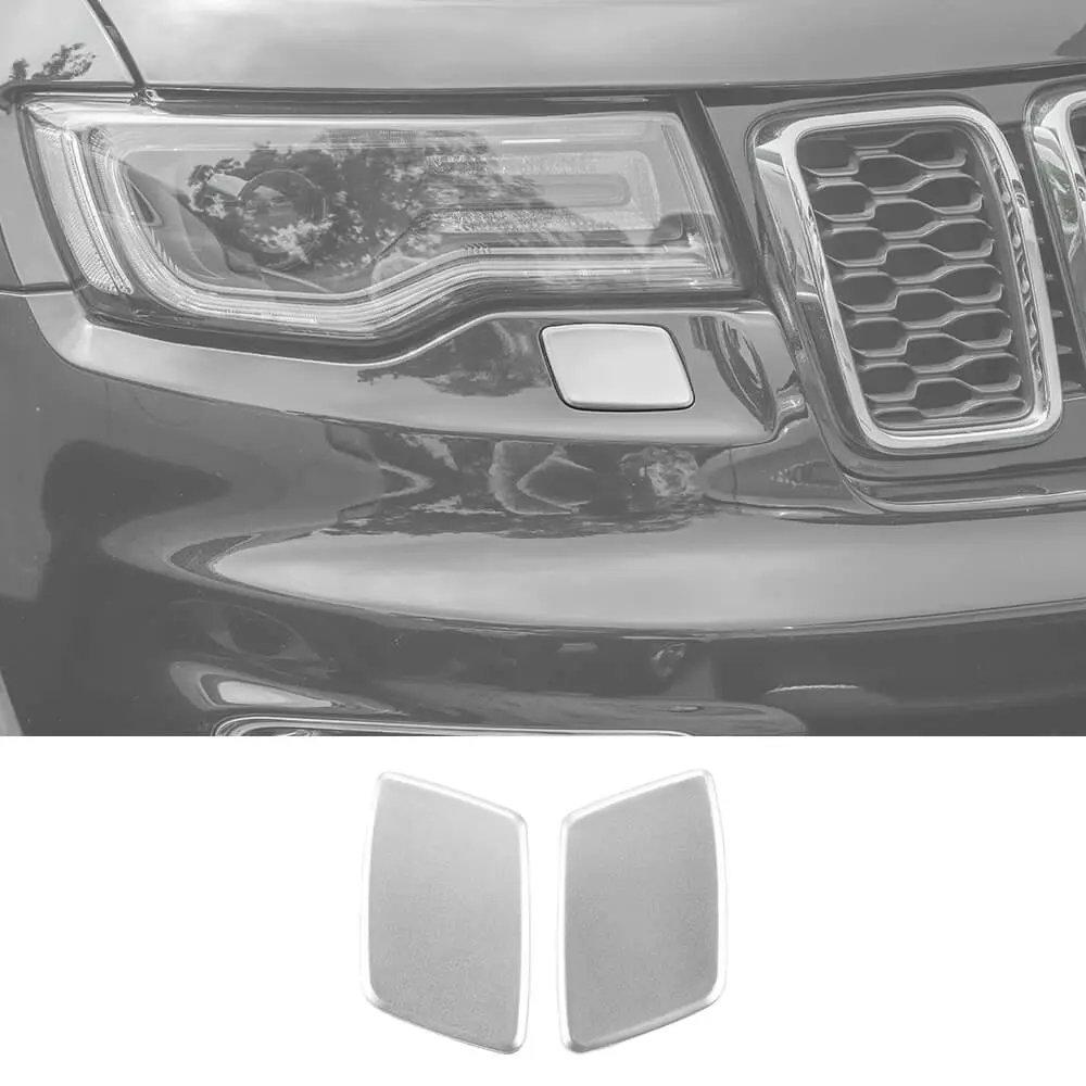 For 2017-2020 Jeep Grand Cherokee WK2 Front Headlight Washer Cover Trim - Image 11