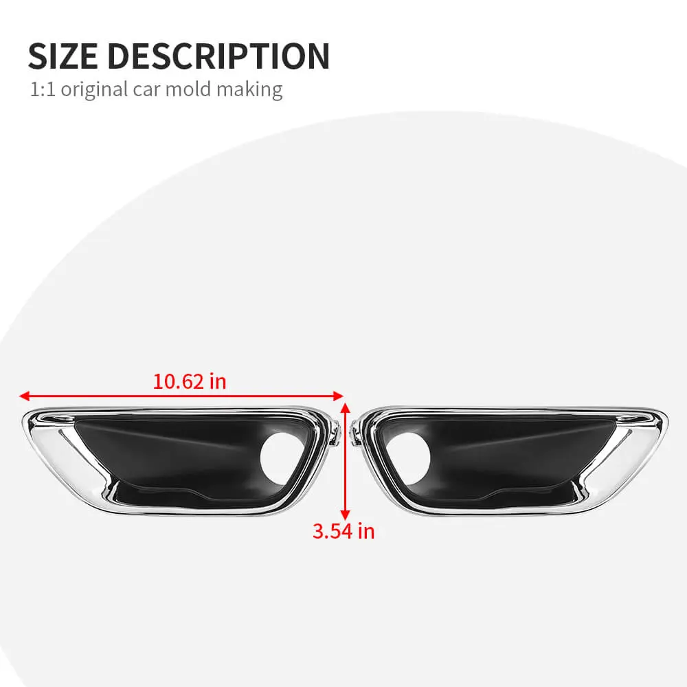 For 2017-2021 Jeep Grand Cherokee WK2 Original Car Front Bumper Fog Light Cover--Original Accessories - Image 9