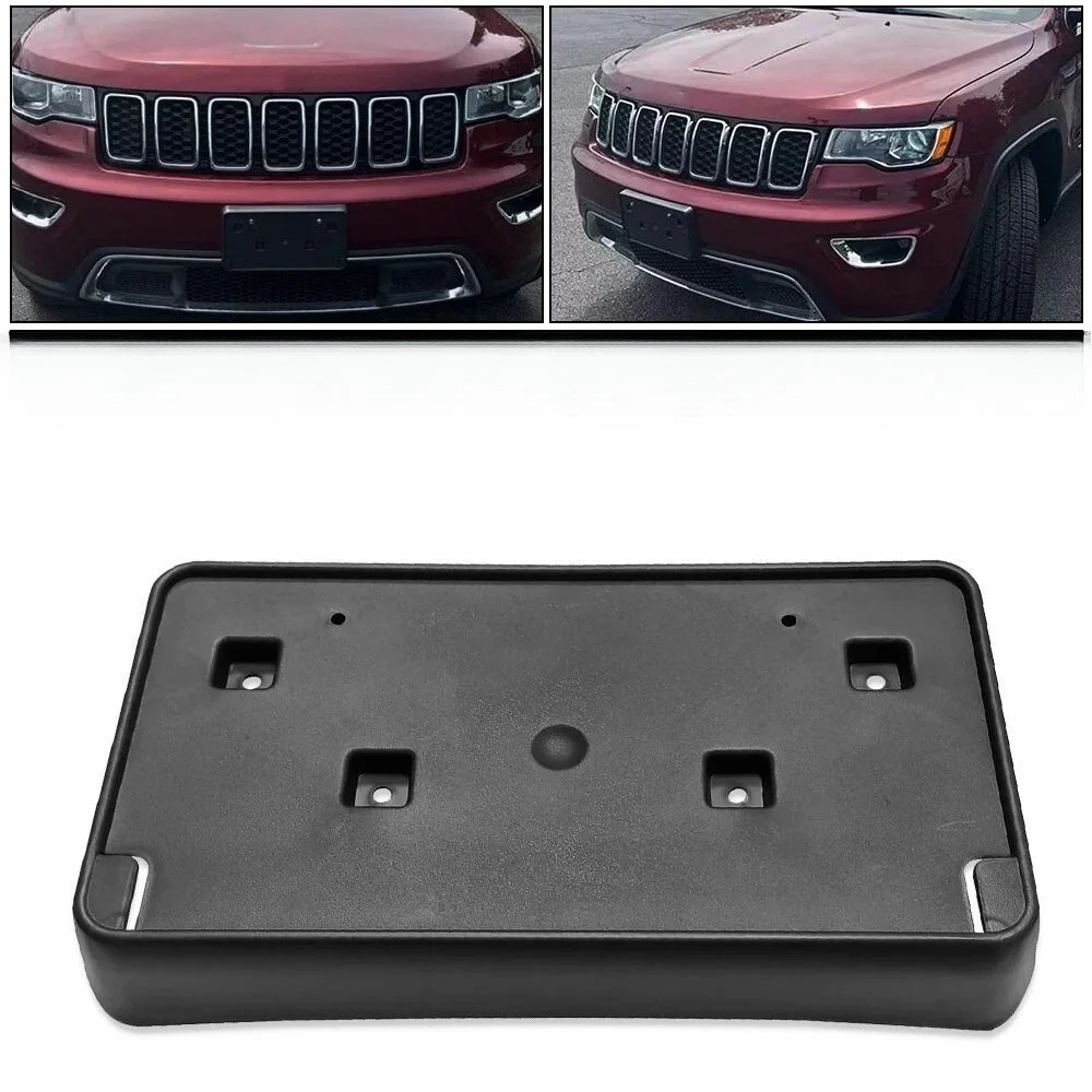 For 2017-2023 Jeep Grand Cherokee WK2 Front License Plate Frame Mount Bracket Holder