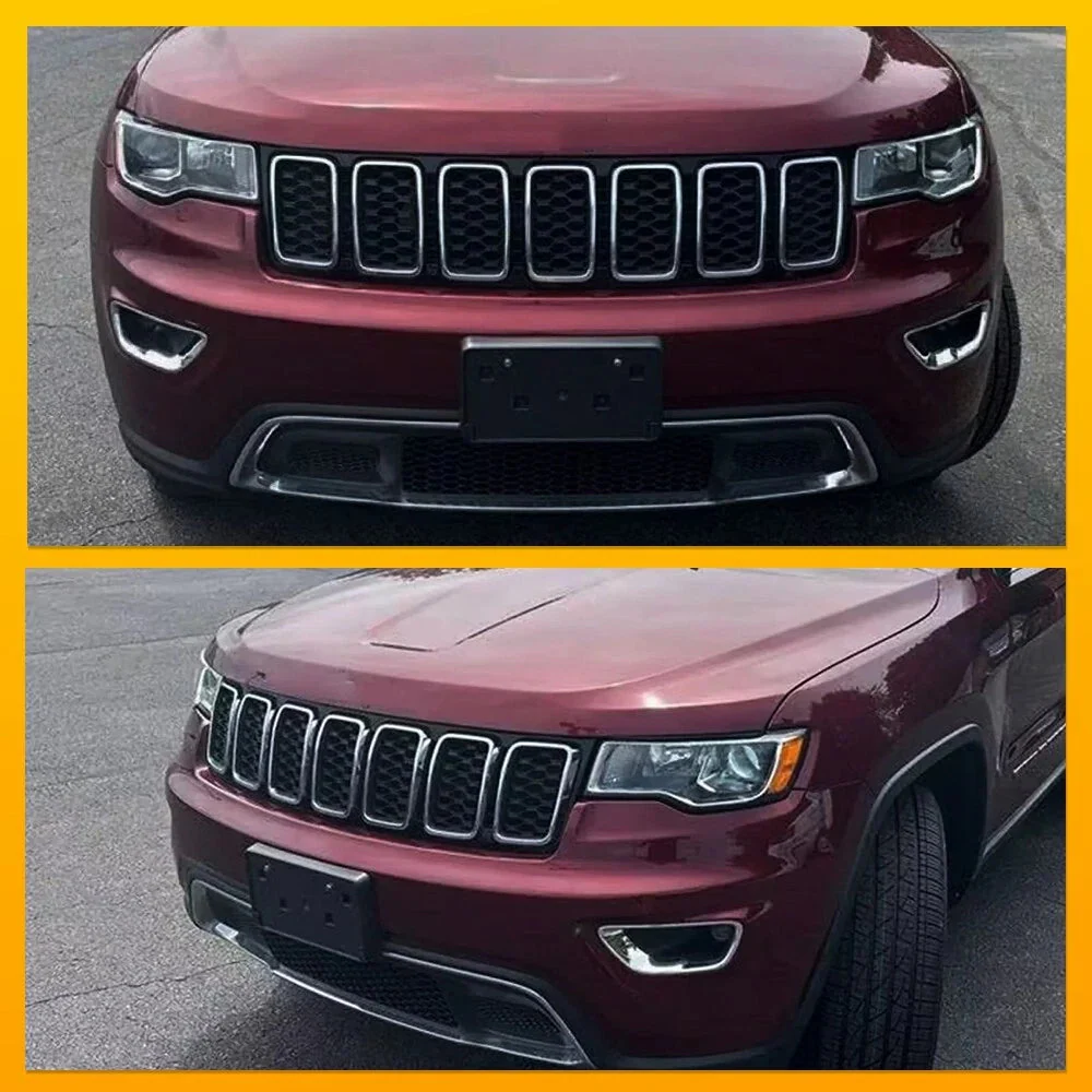 For 2017-2023 Jeep Grand Cherokee WK2 Front License Plate Frame Mount Bracket Holder - Image 2